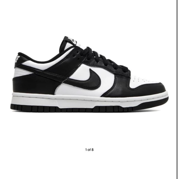 Nike Shoes - Black and white low dunks WOMENS 6